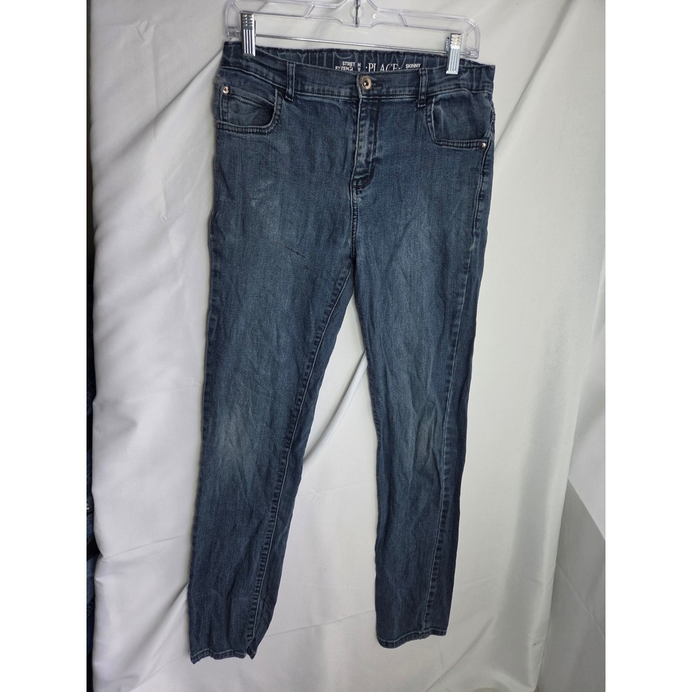 The Children's Place Skinny Jeans Boys Blue Dark Wash Skinny Mid Skinny